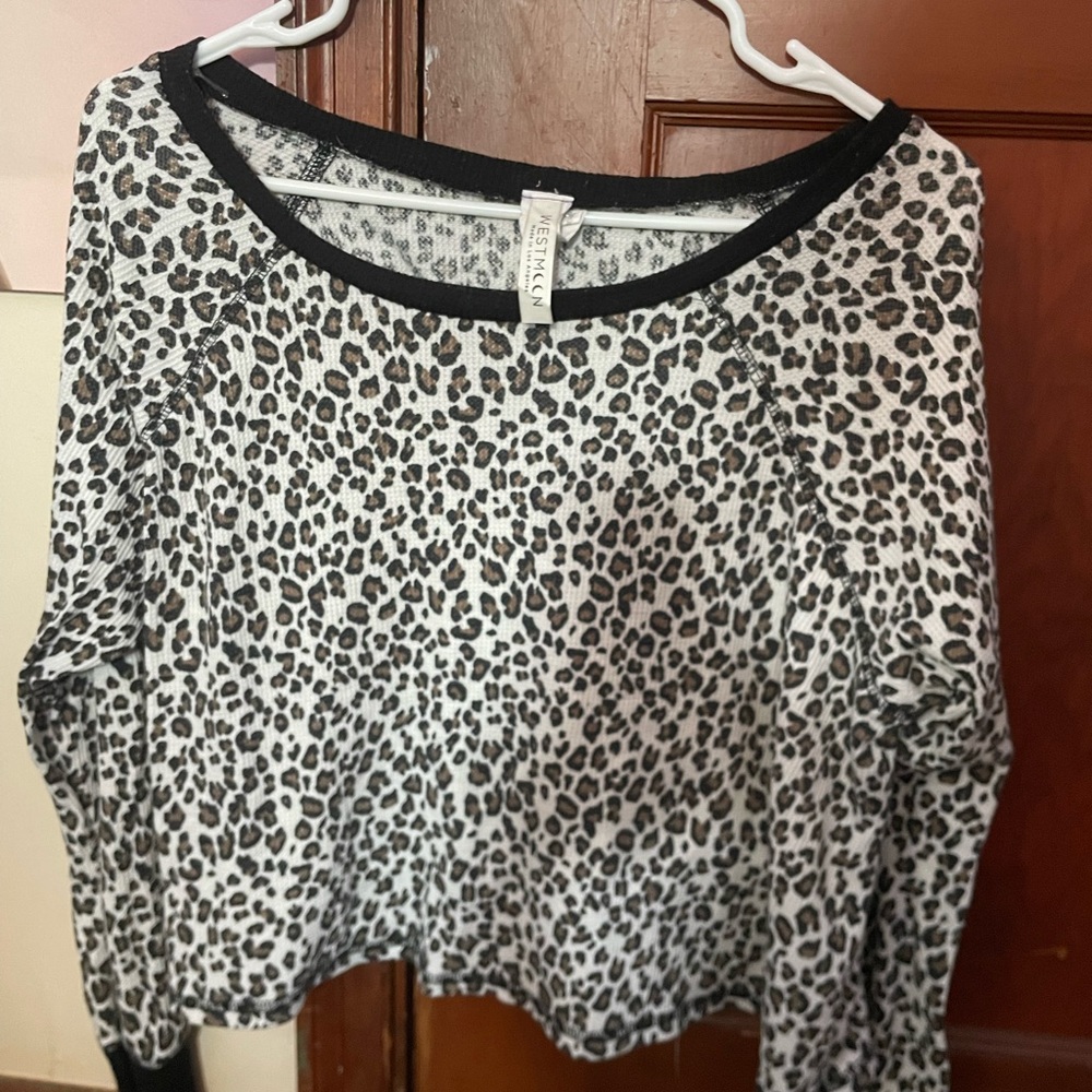 Westmoon Leopard Print Sweater